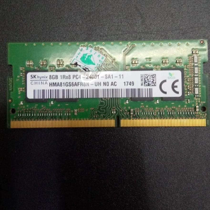 memory laptop sodim ddr4 8gb 1Rx8 pc4-2400t Samsung/sk hynix original