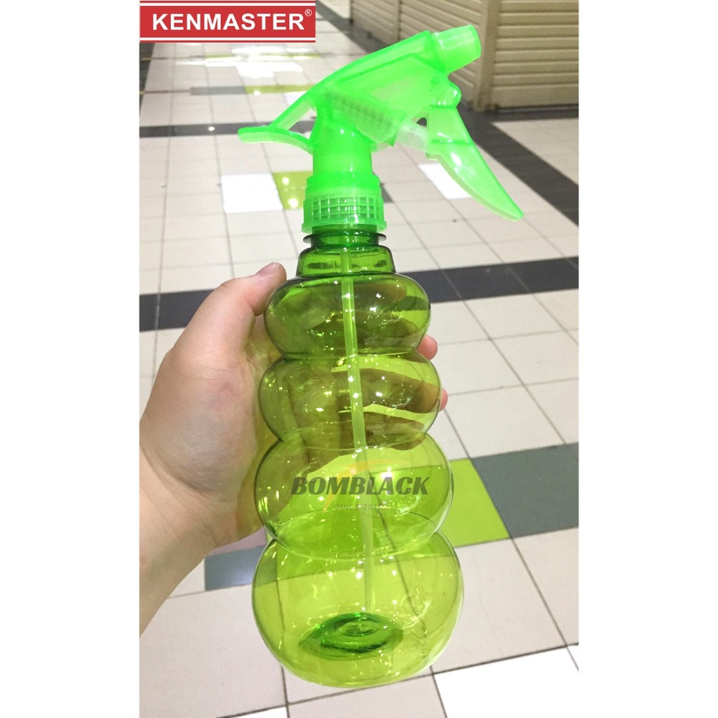 Botol Spray 550 ml Semprotan Air Kenmaster Bulat Empat Tanaman Bunga