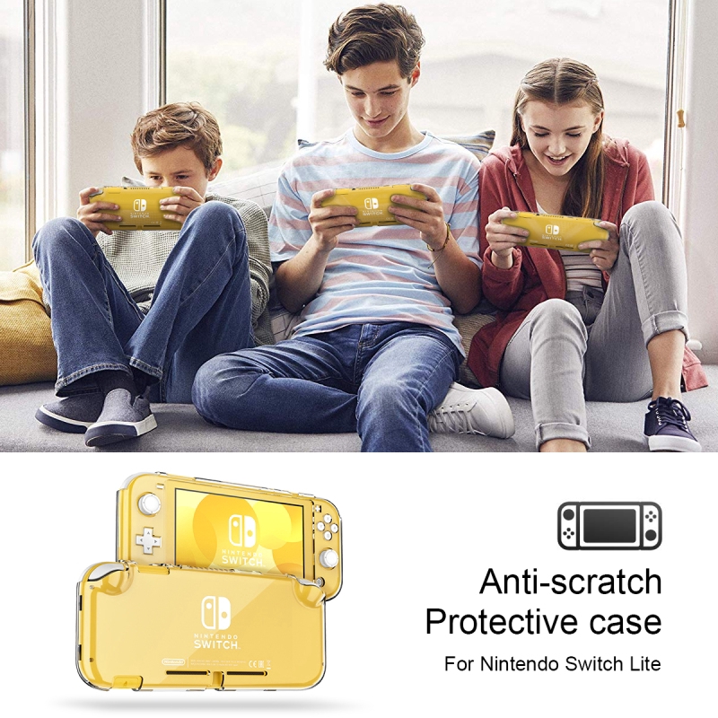 Hard Case PC Transparan Proteksi full 360 Shockproof Cover Nintendo Switch Lite