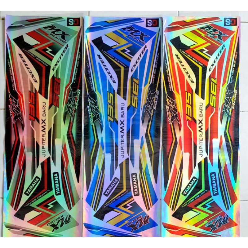 striping sticker lis hologram jupiter mx new striping variasi hologram NJMX 135