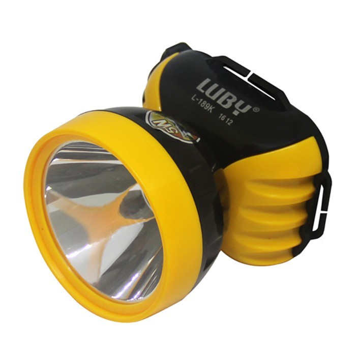 Senter Kepala Luby L-189L (Cahaya Putih) / Headlamp Luby L-189L