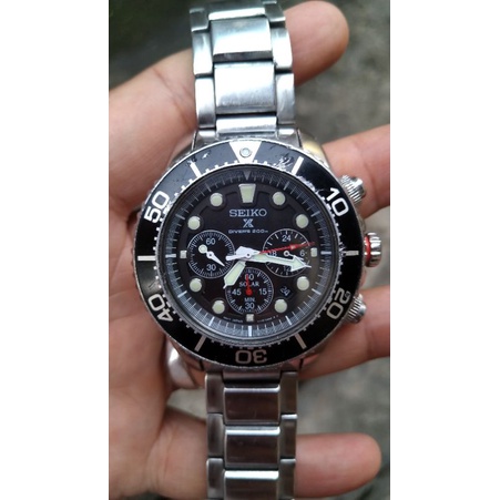jam tangan seiko SSC015P1 diver 200m solar second bekas original