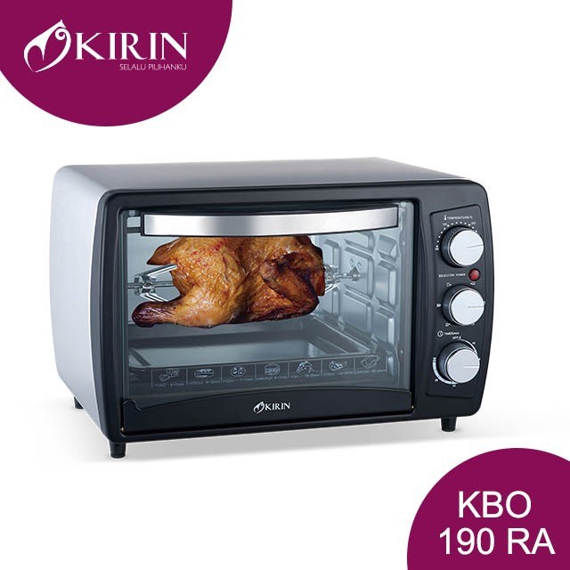 Kirin Oven Listrik KBO -190 RA / 190 (19 Liter) ORIGINAL Microwave