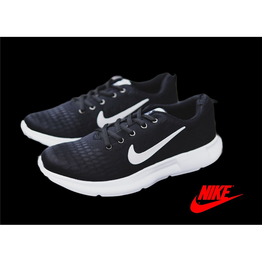 BISA COD !!! SNEAKERS PRIA SEPATU OLAHRAGA JOGGING NIKE ROSHERUN PRO HITAM RUNNING OUTDOOR