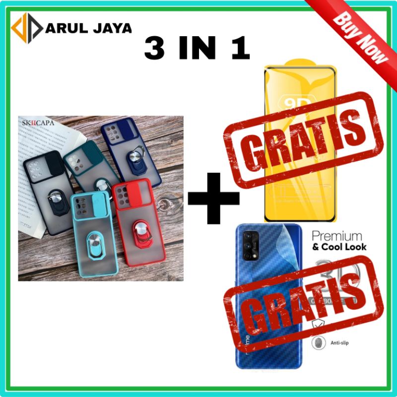 Case Samsung M22-M32-A22 - A32(4G) - A52-A52s - A72 2021 Slide Protect Lens dan Ring Pelindung Camer