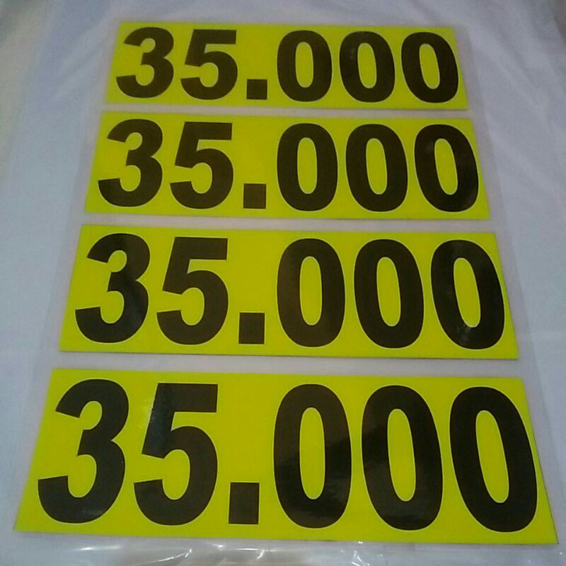 

Harga Obral Laminating /1Folio dapat 4 pcs / Hargaobral / Obralan / Bandrol Harga