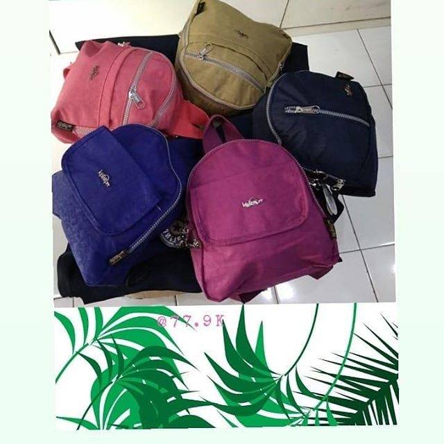 Tas ransel kecil / mini, kipling, cocok untuk gaul