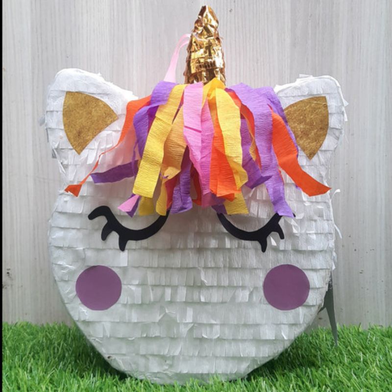Pinata pukul Unicorn / pinata unicorn /pinata bulat /pinata pukul / pinata ulang tahun