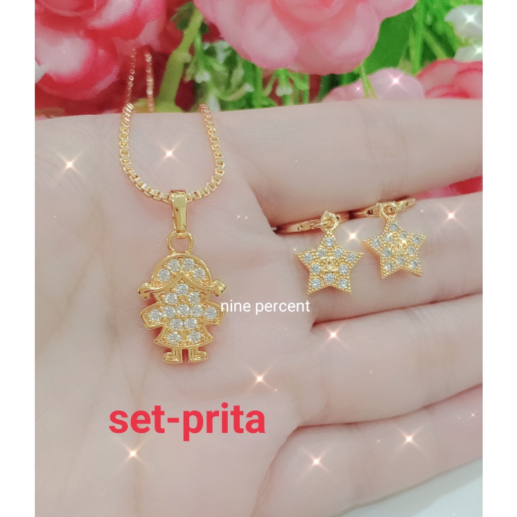 SET TERMURAH SET PERHIASAN ANAK SET AKSESORIS ANAK UNTUK USIA 1-5THN/KALUNG/CINCIN/ANTING