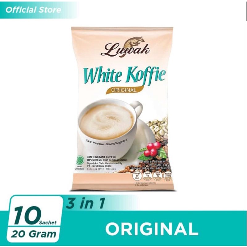 

luwak white coffe 1 renceng (isi 10pcs)