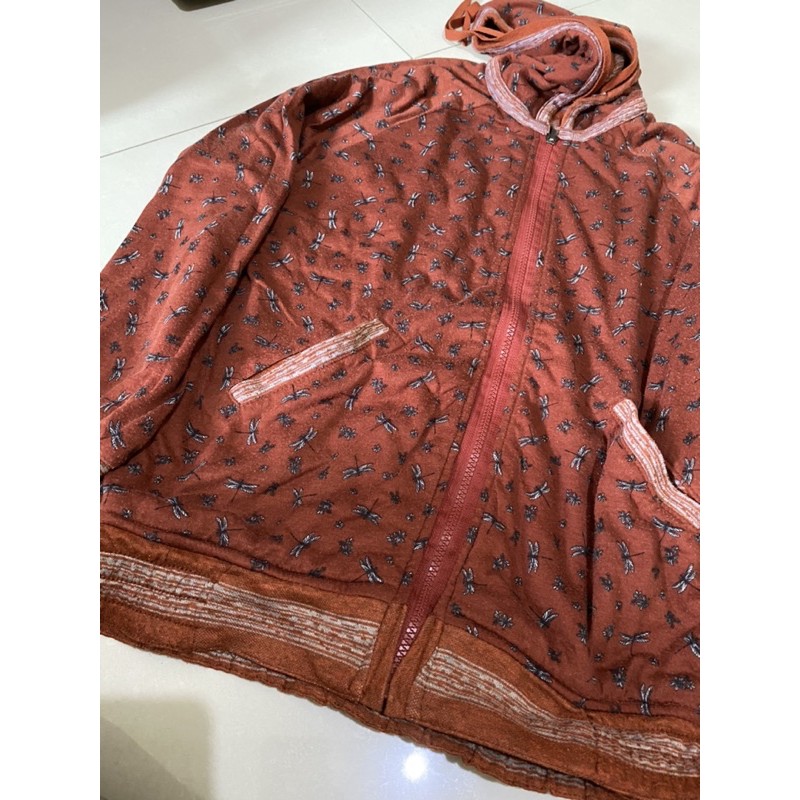preloved jaket triset ld 110cm