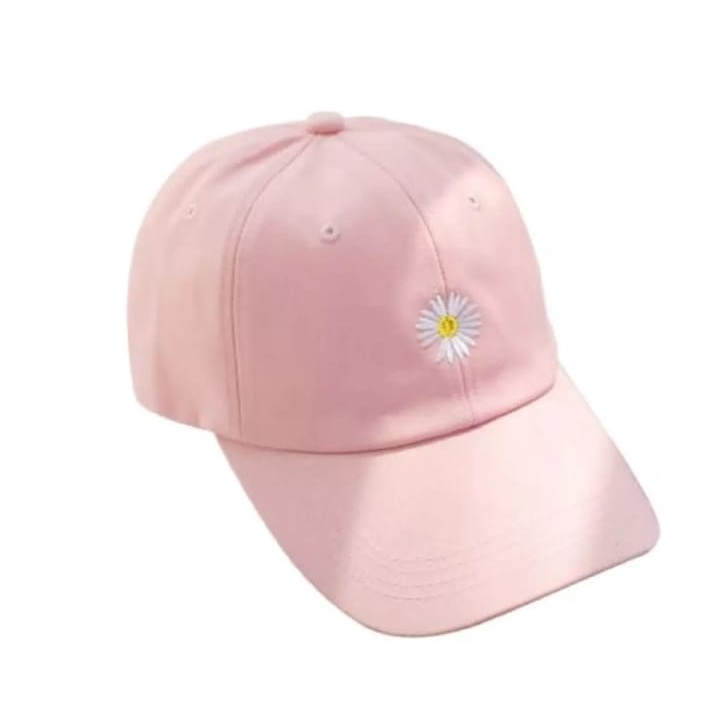 Topi Baseball Pria Wanita Motif Bunga daisy Bunga Hat Matahari Topi BaseBall Import Pria Wanita