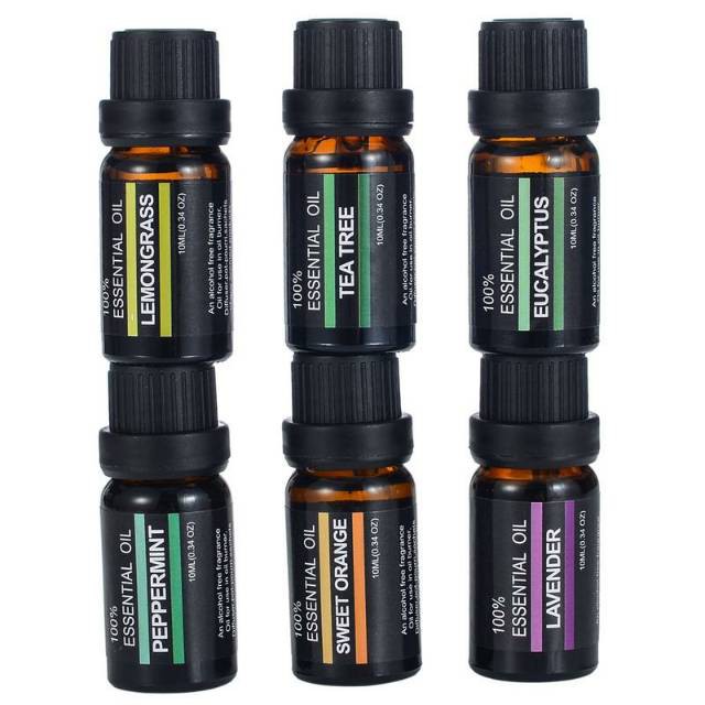 6PCS 10ml pure Essential Fragrance Oils Aromatherapy Diffusers Firstsun aroma terapi Eucalyptus jnp