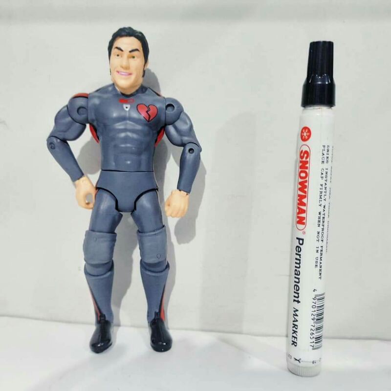 mainan figurewwe wwe wrestling series 84smackdown basic matteltinggi sekitar 7 inchartikulasidetail