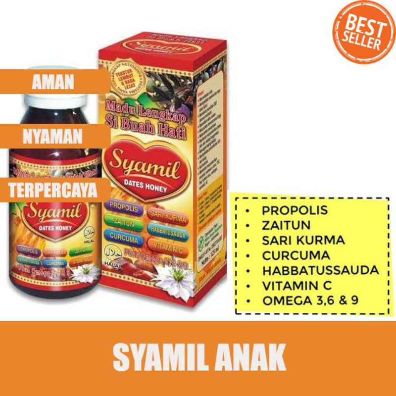 

MADU SYAMIL ANAK / MADU ANAK SYAMIL DATES HONEY /MADU SYAMIL SARI KURMA MADU MINYAK ZAITUN PROPOLIS