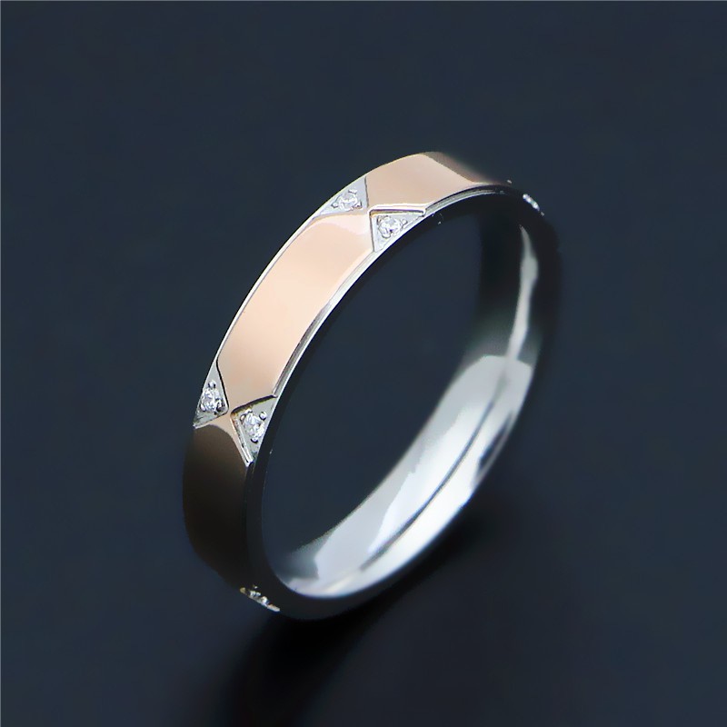 Cincin Titanium Mini  Wanita Japan Style anti karat trend masa kini anti karat CK023