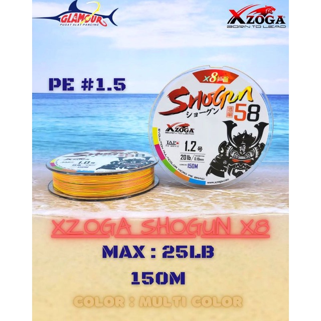 SENAR PANCING / BENANG PANCING / SENAR PE / BENANG PE /  SENAR XZOGA / PE X8 / PE 150 MTR / XZOGA SH