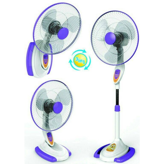Maspion Kipas Angin Wall Fan Stand Fan 3In1 16" F-1624S F 1624 S F162S