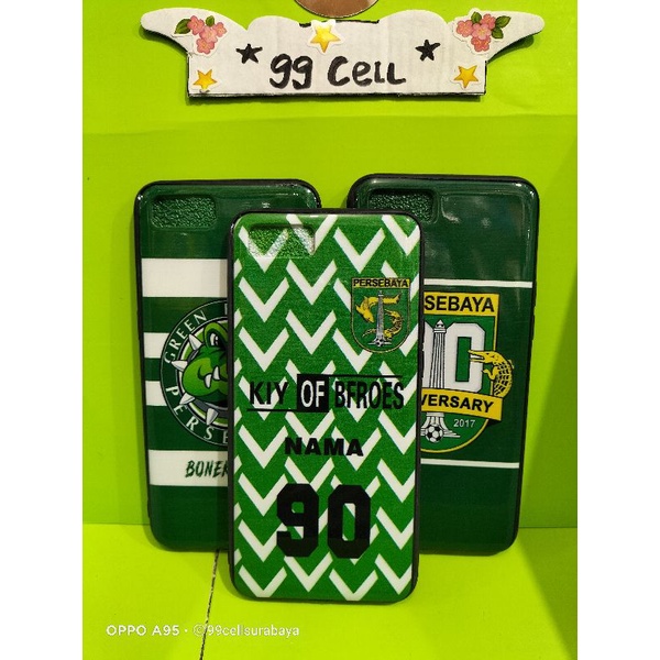 Case motif Persebaya silikon motif Persebaya Xiaomi Vivo all type