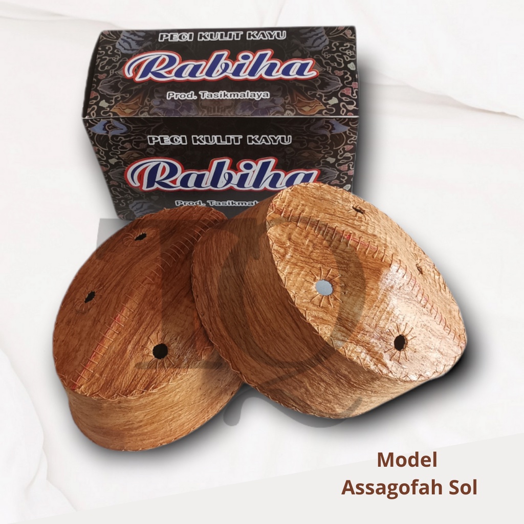 COD | TERMURAH | peci songkok kulit kayu asli ORIGINAL assagofah sol | peci kulit kayu | kopiah pria