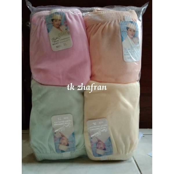 (L XL 3L 4L) 12 pcs &amp; 6 pcs CD wanita Lusinan  MURAH/grosir lusinan celana dalam wanita MURAH