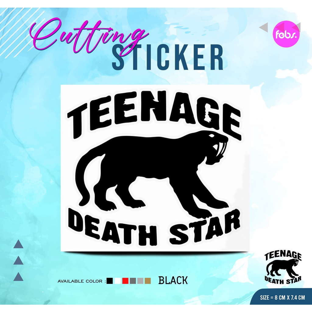 Cutting Sticker Band Teenage Death Star | Stiker Cutting Teenage Death Star | TDS