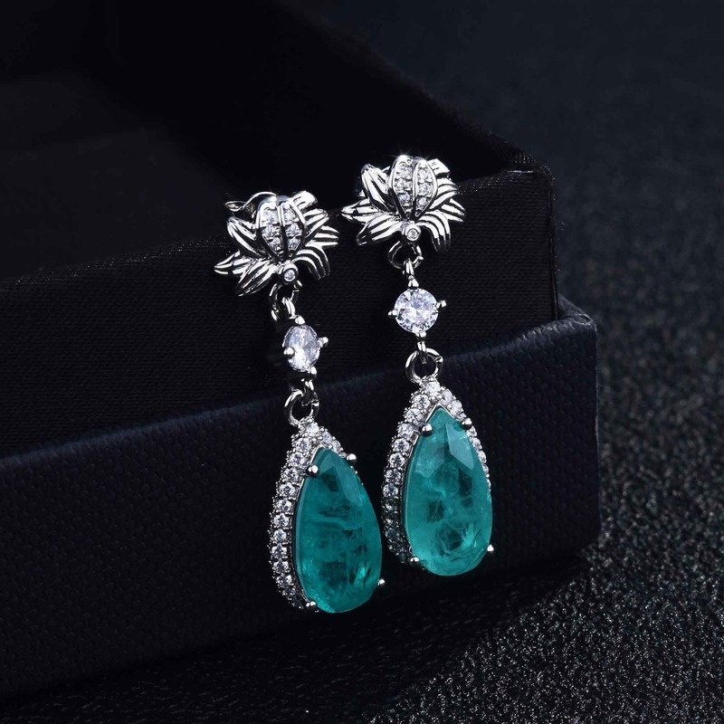 Fashion New Natural Moissanite S925 Silver Earrings