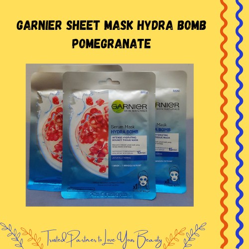 GARNIER MASK SERUM/MASKER GARNIER/GARNIER SHEET MASK/MASKER WAJAH ORIGINAL