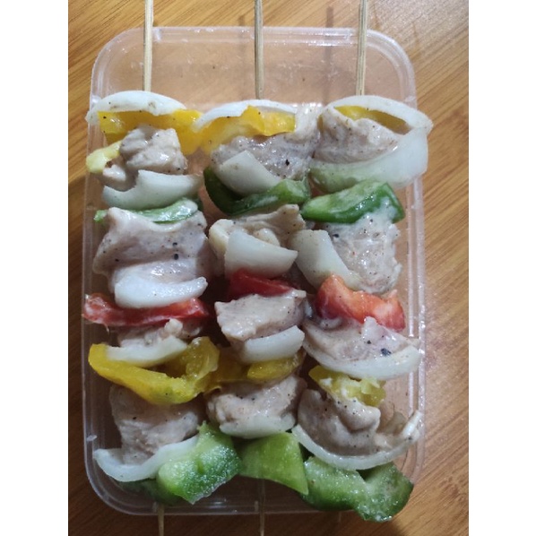 

Skewered Shish Tawook / sate ayam /ayam bakar turki [3 Tusuk] (250 g) - Vacuum Packed /Halal Makanan Frozen Bali - SATE TUSUK/ resep asli timur tengah