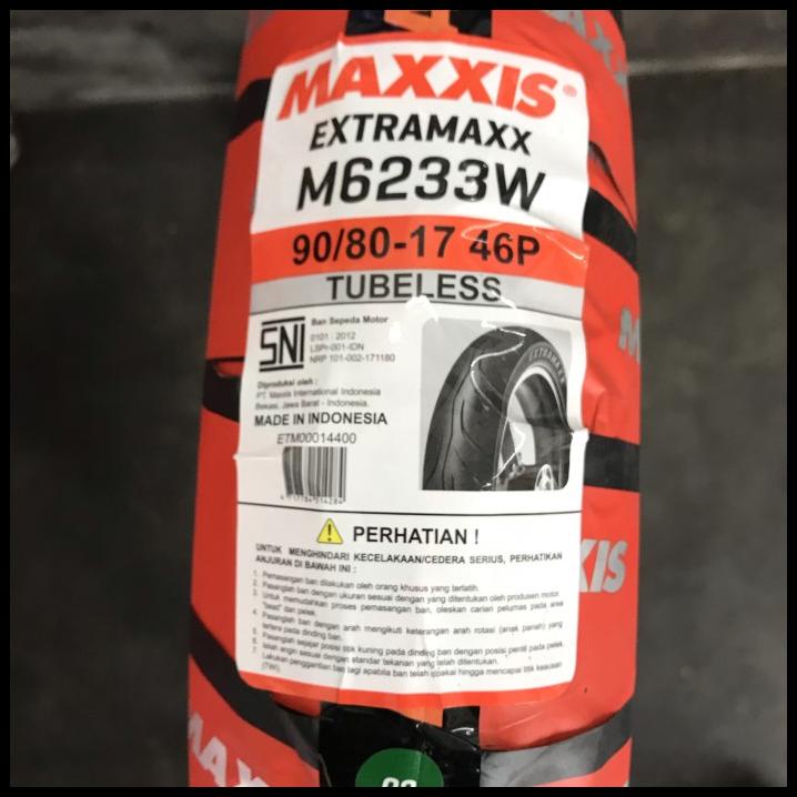 Ban Maxxis Extramaxx 90/80 -17 Tubeless
