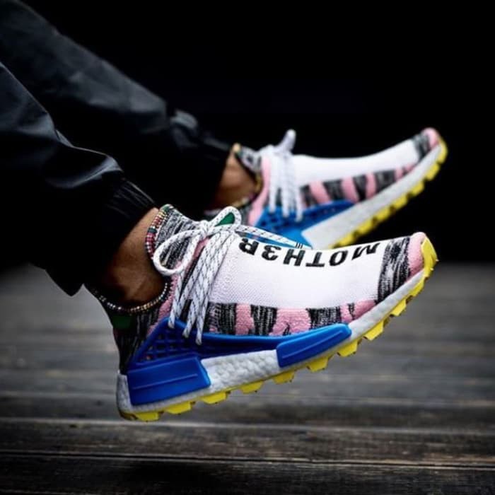 Sepatu Adidas Afro Nmd Human Race Solar Pack Pink Premium Original