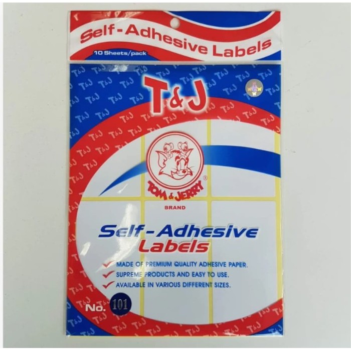 

Jual LABEL TOM & JERRY NO. 101 POLOS / SELF ADHESIVE LABEL Terlaris