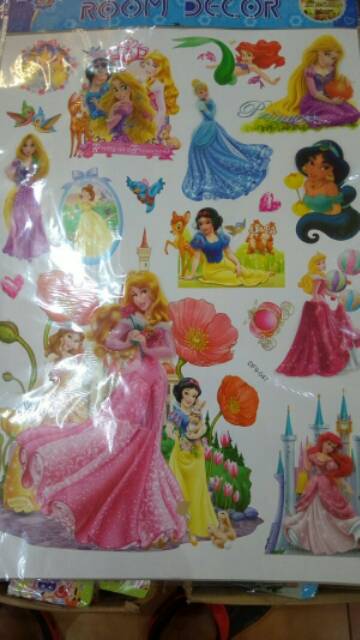 Sticker 5D Room Decor Princess DF9-044