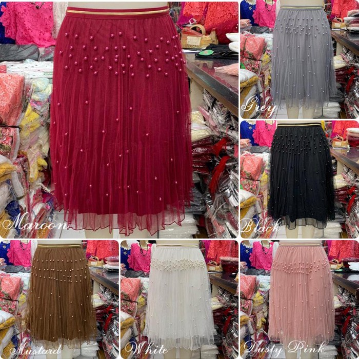 Rok Tutu Pendek Tutu Midi Skirt Import Mutiara RM3