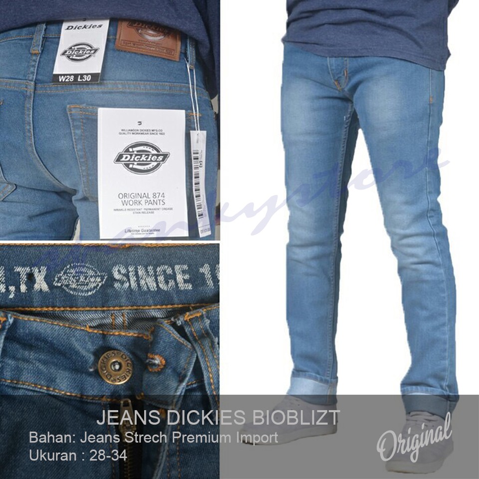 CELANA PANJANG JEANS PRIA SLIMFIT DICKIES IMPORT PREMIUM GRADE ORI [SALE]