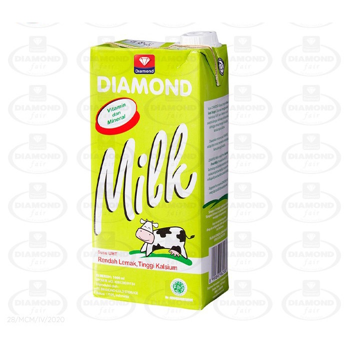 

Susu UHT Diamond Low Fat 1000ml 1 liter 1liter