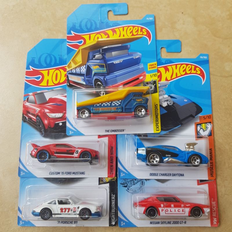 Hot Wheels Reguler Paket isi 5