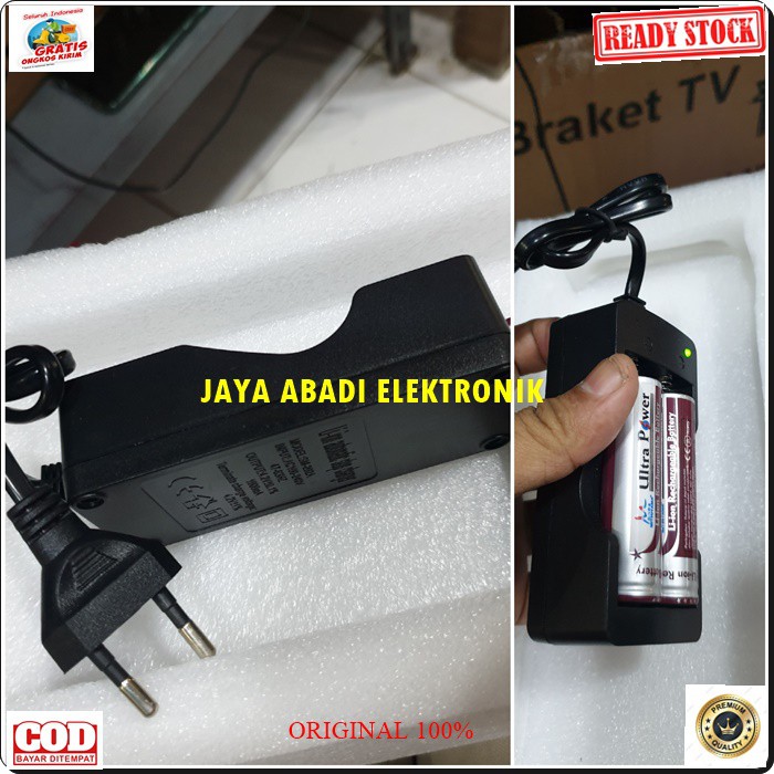 G411 SET DESTOP ADAPTOR DAN BATERAI VAPE VAPOR 18650 3.7 V 6800 MAH CAS CASAN BATERAI SENTER POWERBANK PB KOMPLIT SET LENGKAP ADAPTER CHARGER BATOK TRAVEL POWER SUPPLY SWITCHING PAKET SEHINGGA LEBIH HEMAT DAN TERJANGKAU