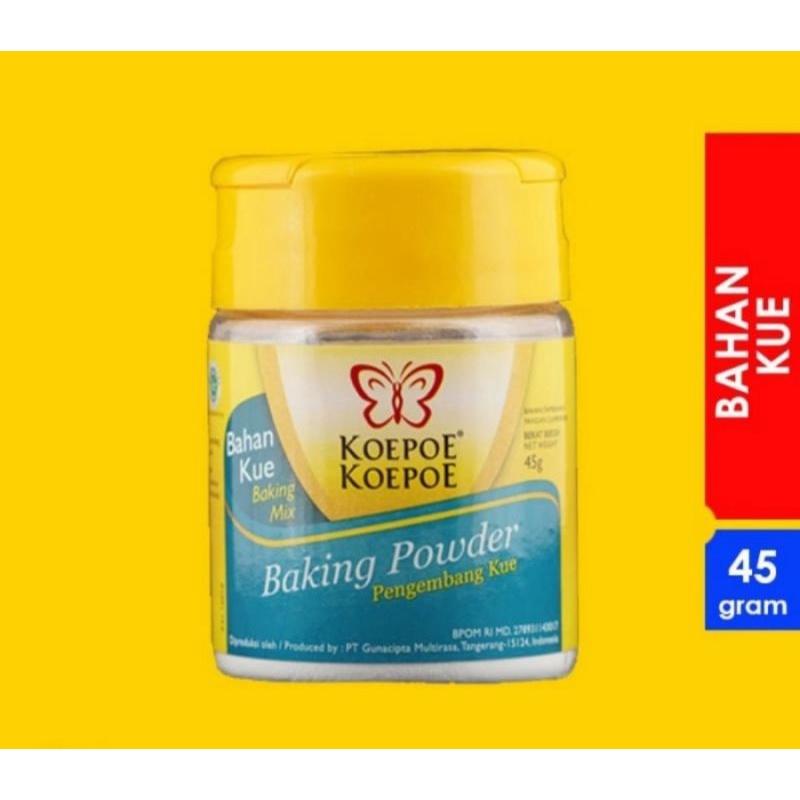 

Baking Powder Pengembang Kue Cap Koepoe Koepoe