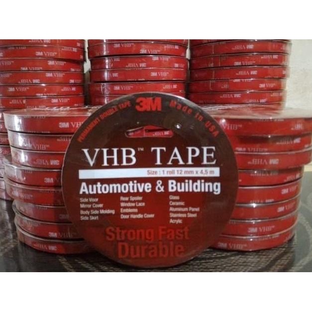 

♛ Double Tape 3M VHB 12mm x 4.5m Merah ➭