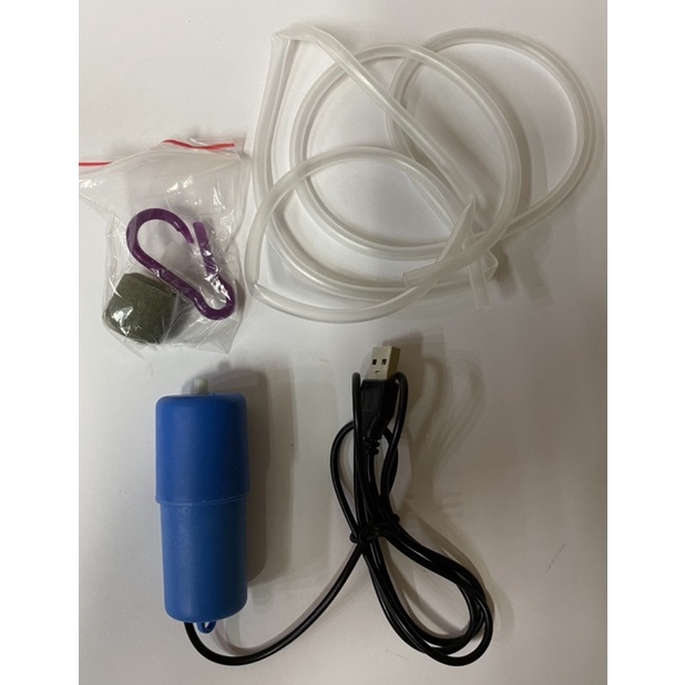 Pompa Udara Mini DC USB u. Akuarium Transport Ikan