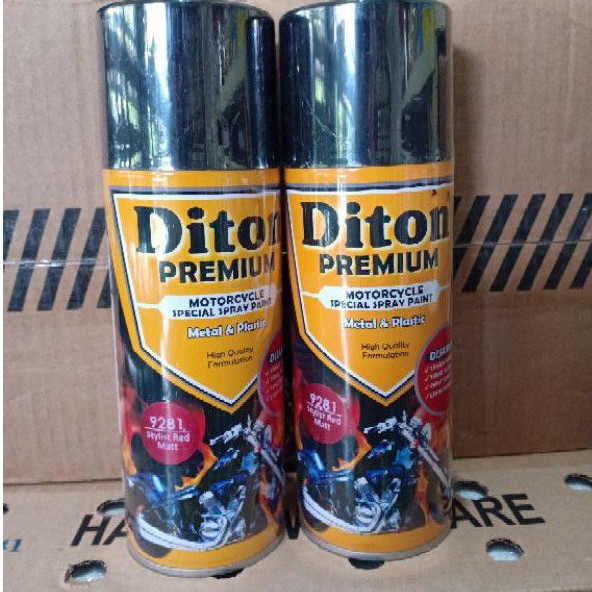 Pilok Pilox DITON Premium H9281* Stylist Red Matt / 9281 Merah Doff Dop Honda (400 cc )