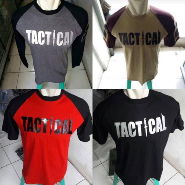 Kaos - Baju Taktikal Outdoor-Tactical Lengan Pendek Panjang