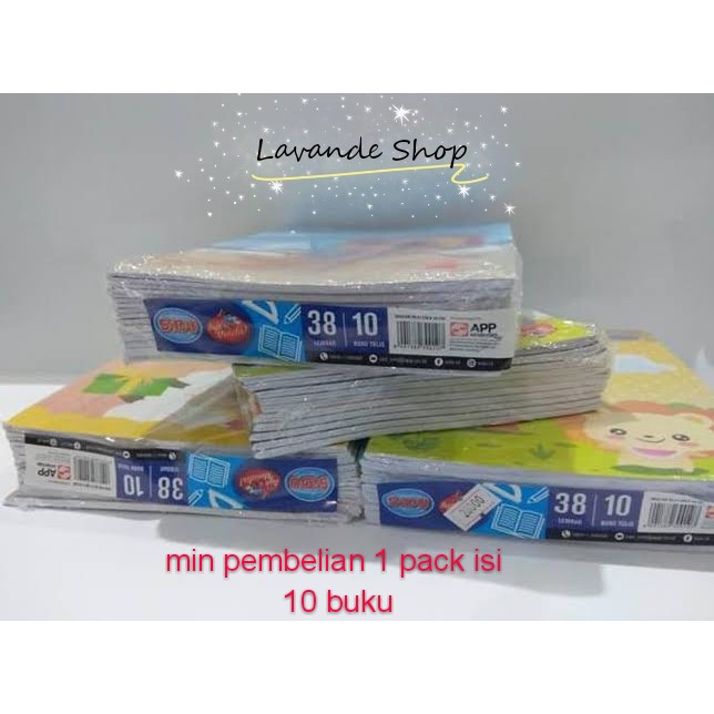 

HJK MURAH BUKU TULIS SIDU 1 PACK ISI 10 BUKU (1 BUKU TULIS ISI 38 LB)