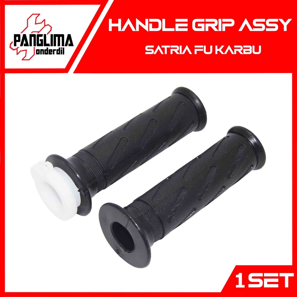 HandgripSuzuki Satria FU 150 Karbu Karet-Pipa-Slongsong Handle Hand grip-Fat-Vat-Pad-Handvat-Handpad Assy-Set