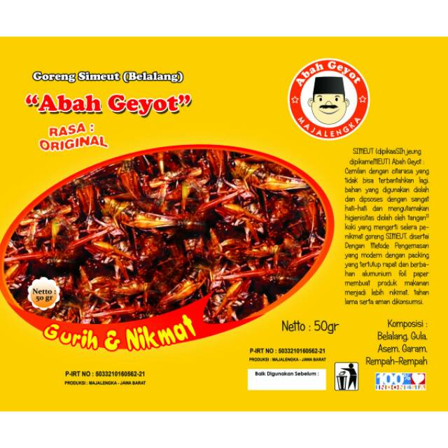 

Abah Geyot Goreng Simeut (Belalang)