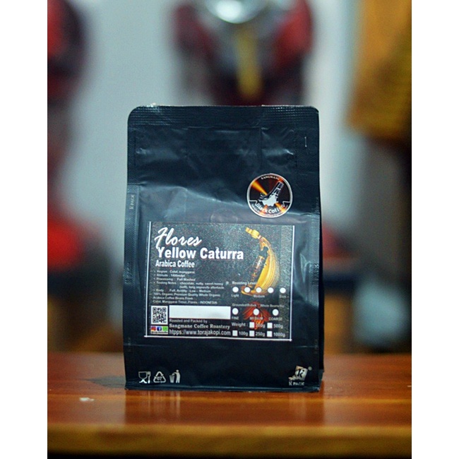 

Kopi Arabika Flores / Flores Arabica Cutura Yellow Coffee 250 gram