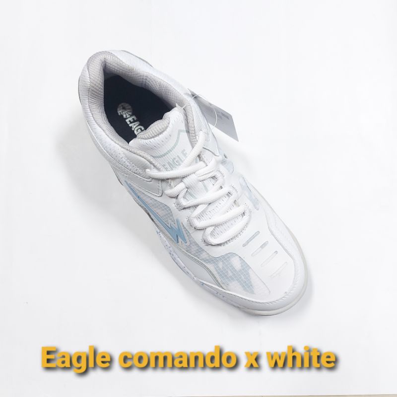 SEPATU BADMINTON EAGLE COMANDO X PUTIH ORIGINAL