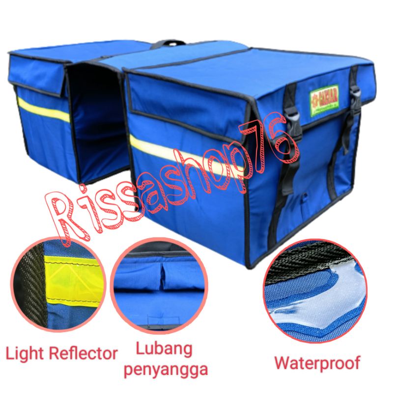 Tas Ronjot Motor Super Jumbo Kuat Polyester