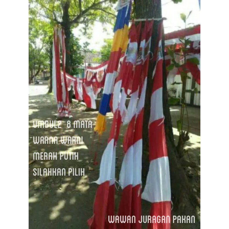 bendera umbul-umbul, Bendera 17 agustusan